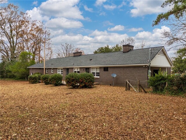 view of rear view of house