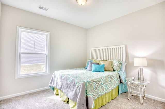 bedroom with carpet flooring