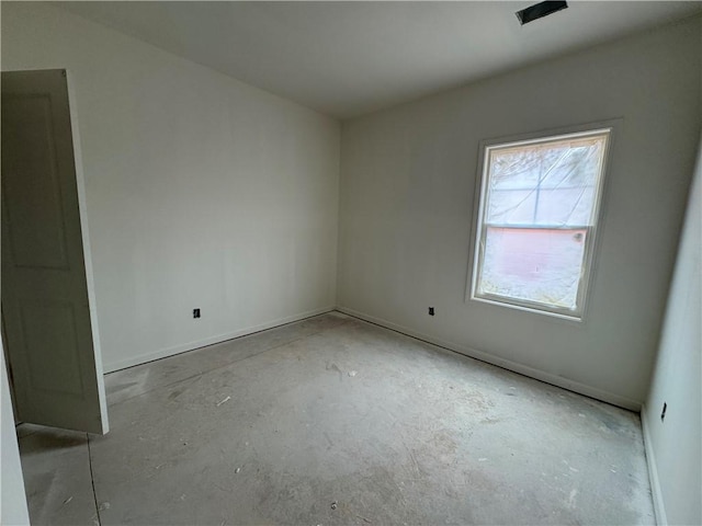 view of unfurnished room