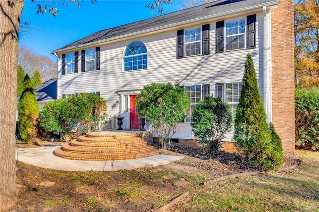 view of colonial inspired home