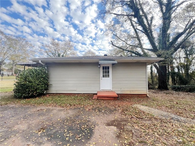 view of rear view of house