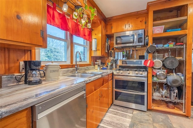 kitchen featuring sink and stainless steel appliances