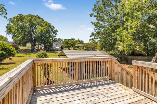 view of deck