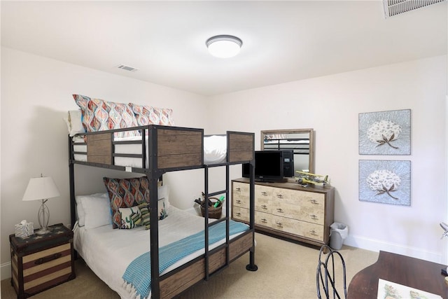 bedroom featuring carpet flooring