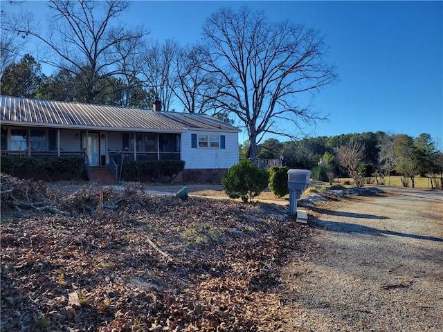 view of home's exterior