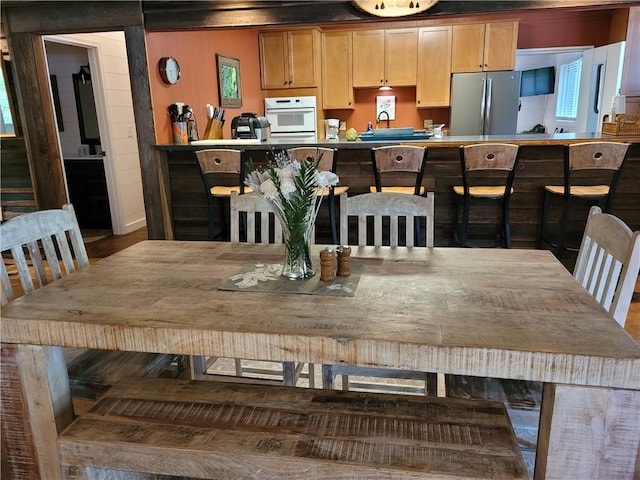 view of dining area