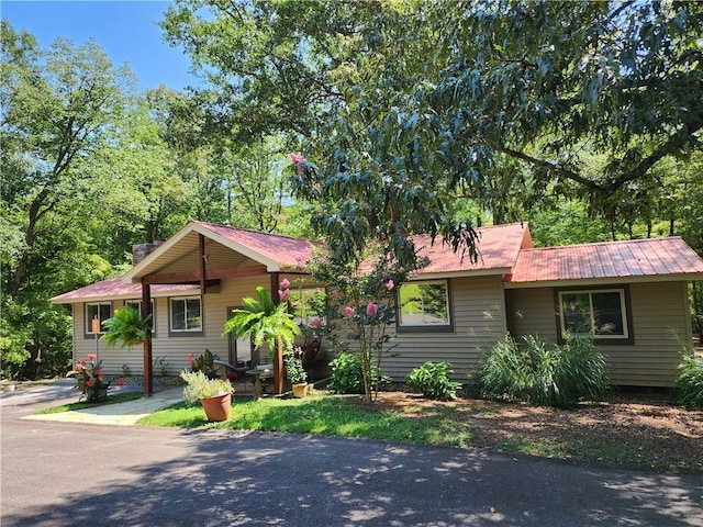 view of ranch-style house