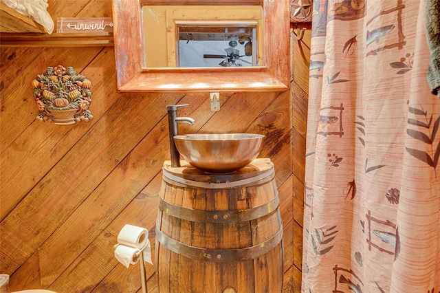 interior details with sink