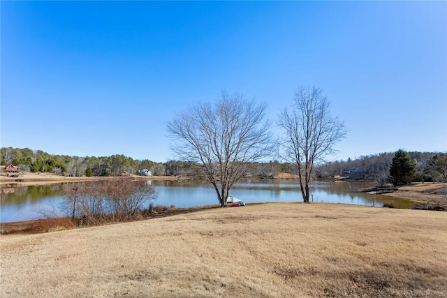 property view of water