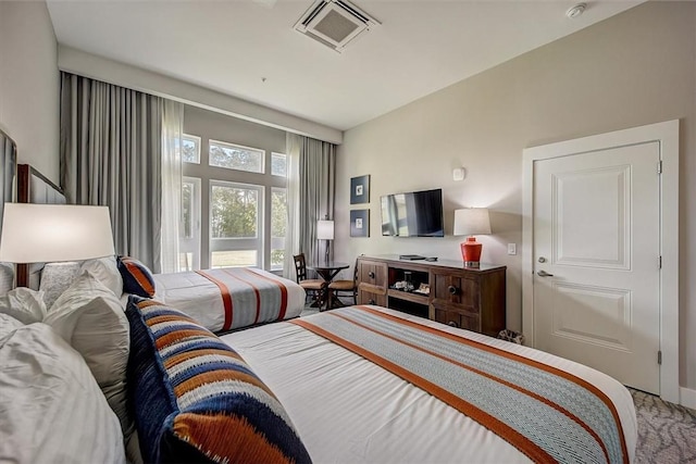 bedroom featuring carpet flooring