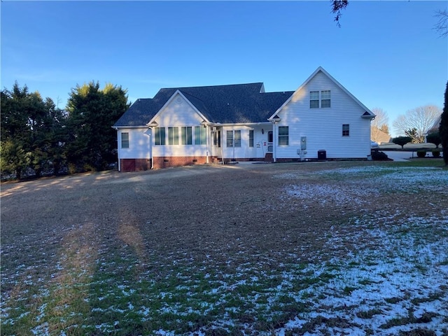 view of front of home