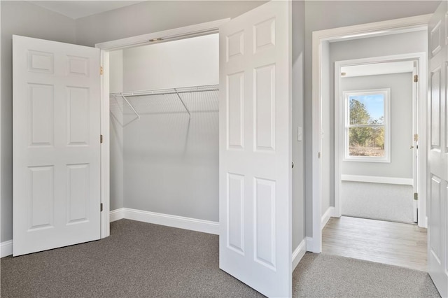 view of closet