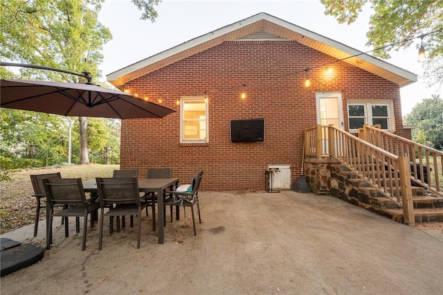 exterior space with a patio area