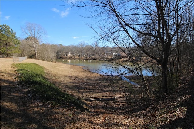 view of water feature