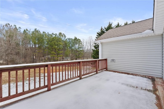 view of patio / terrace featuring a wooden deck