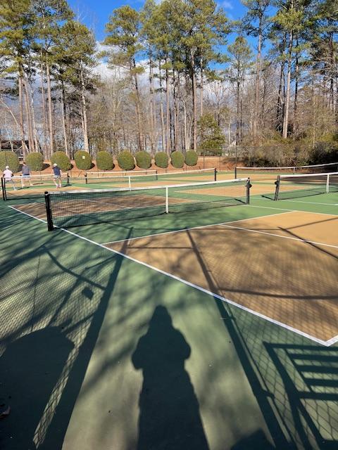 view of tennis court