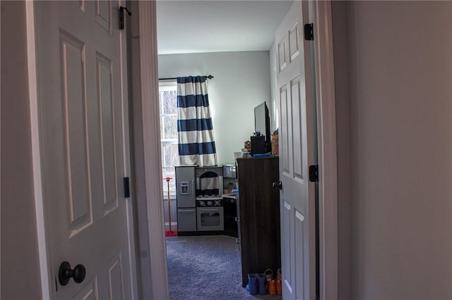 626 Johnny Long Rd, Iva, SC 29655 - hall featuring dark colored carpet