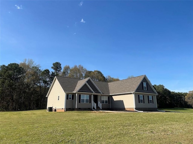 626 Johnny Long Rd, Iva, SC 29655 - view of front facade with crawl space and a front lawn
