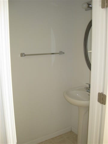 bathroom featuring tile patterned flooring