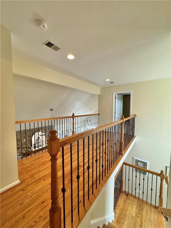 interior space featuring light hardwood / wood-style flooring