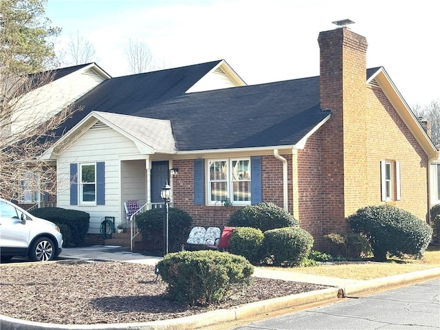 view of front of home