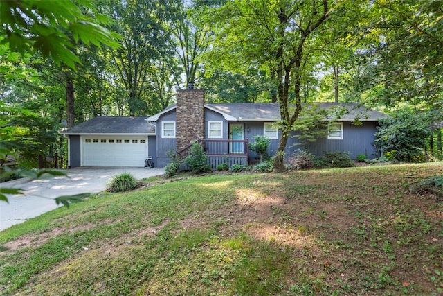 6 Ivy Ct, Seneca, SC 29678 - ranch-style house with a garage and a front lawn