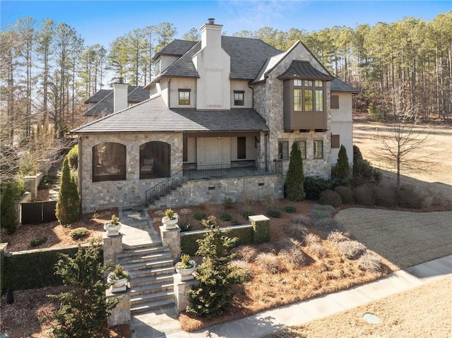 135 N Lake Dr, Sunset, SC 29685 - view of front of house