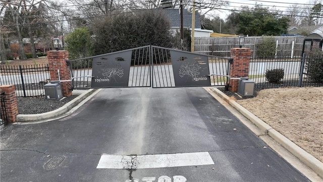 view of gate with cooling unit