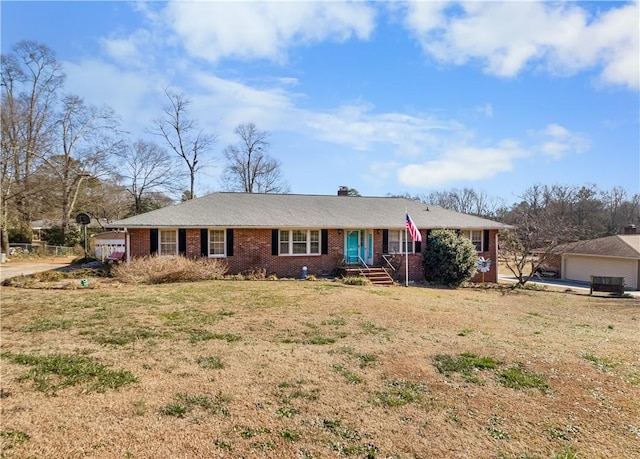 109 Pine Tree Ln, Anderson, SC 29625 - ranch-style house featuring a garage and a front lawn