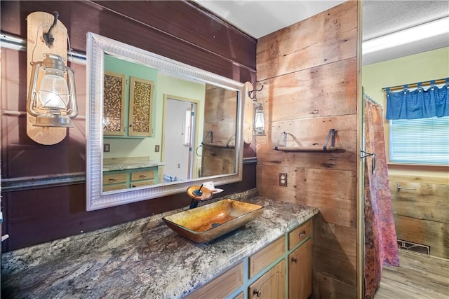 109 Pine Tree Ln, Anderson, SC 29625 - bathroom with vanity and a shower with curtain
