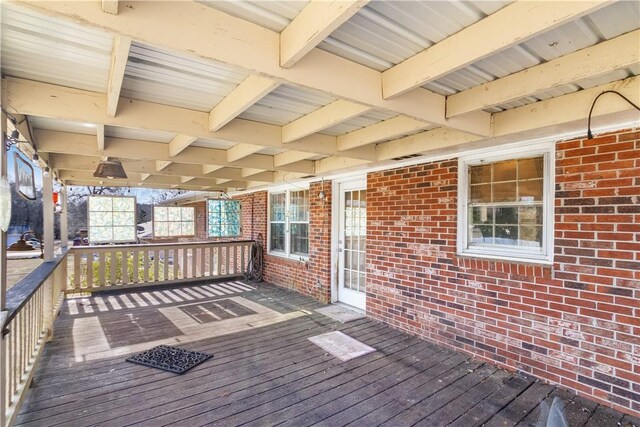 109 Pine Tree Ln, Anderson, SC 29625 - view of wooden terrace