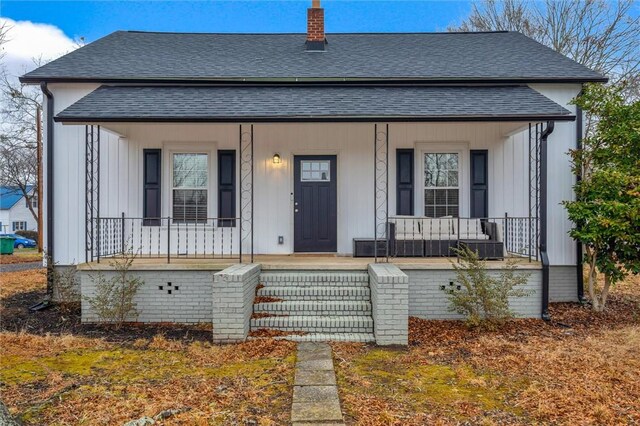 bungalow-style house featuring a porch