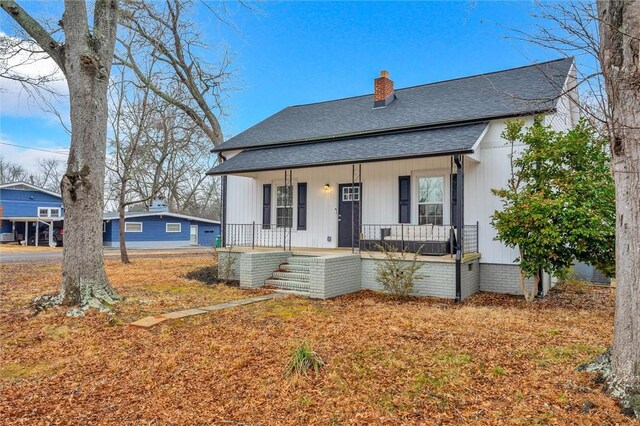 bungalow-style house featuring a porch