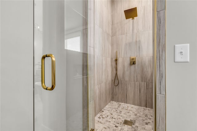 bathroom with walk in shower