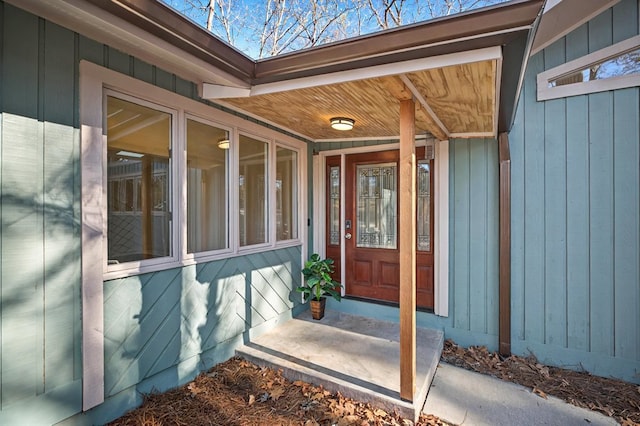 24 Mainsail Dr, Salem, SC 29676 - view of exterior entry with board and batten siding