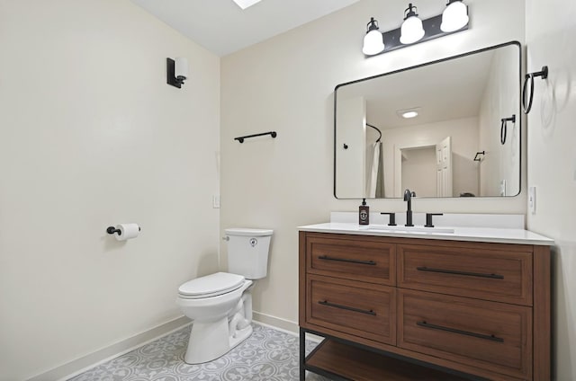 24 Mainsail Dr, Salem, SC 29676 - full bathroom with toilet, vanity, baseboards, and tile patterned flooring