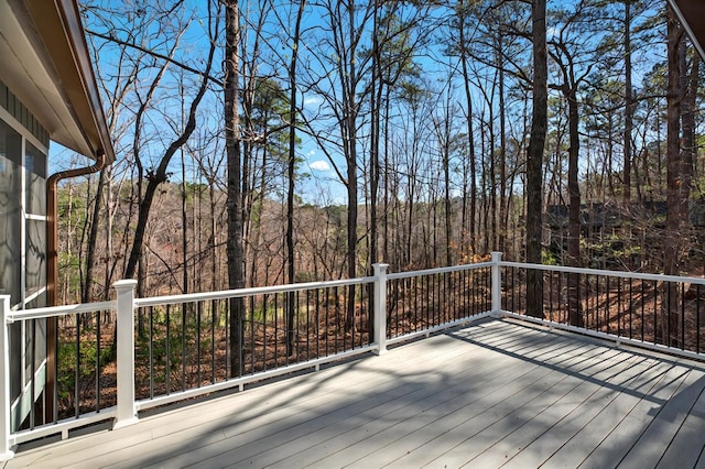 24 Mainsail Dr, Salem, SC 29676 - wooden terrace featuring a view of trees