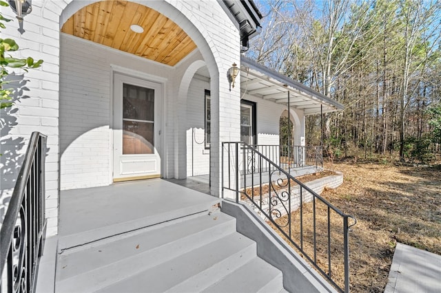 view of entrance to property