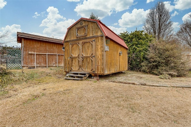 view of outbuilding