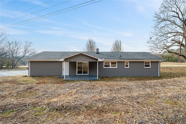 view of front of property with a patio area