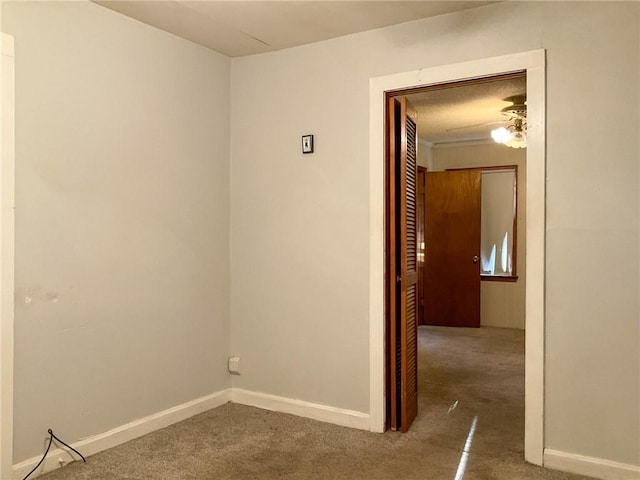 empty room featuring carpet floors