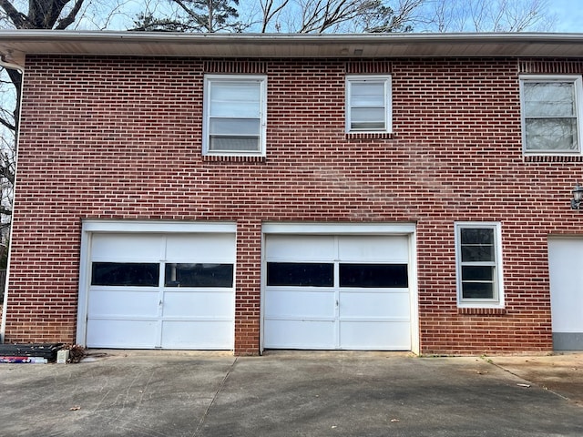 view of home's exterior featuring a garage