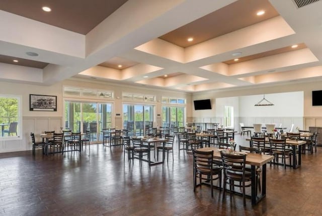 dining room featuring a wealth of natural light