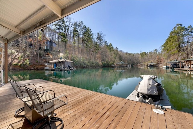 800 Mirror Lake Ct, Salem, SC 29676 - dock area with a water view