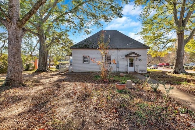 view of back of property