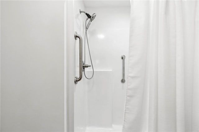 bathroom with walk in shower