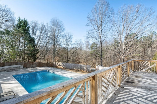 100 Echota Trl, Seneca, SC 29672 - view of pool with a fenced in pool and a fenced backyard