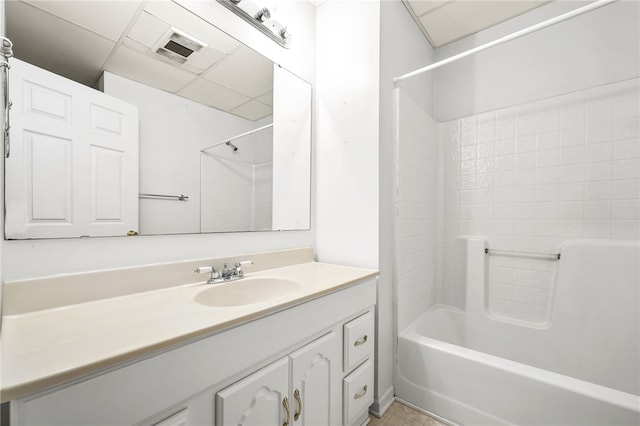 100 Echota Trl, Seneca, SC 29672 - bathroom featuring vanity, bathtub / shower combination, and visible vents