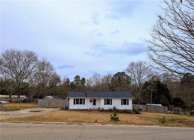 view of ranch-style home