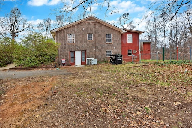 view of back of property